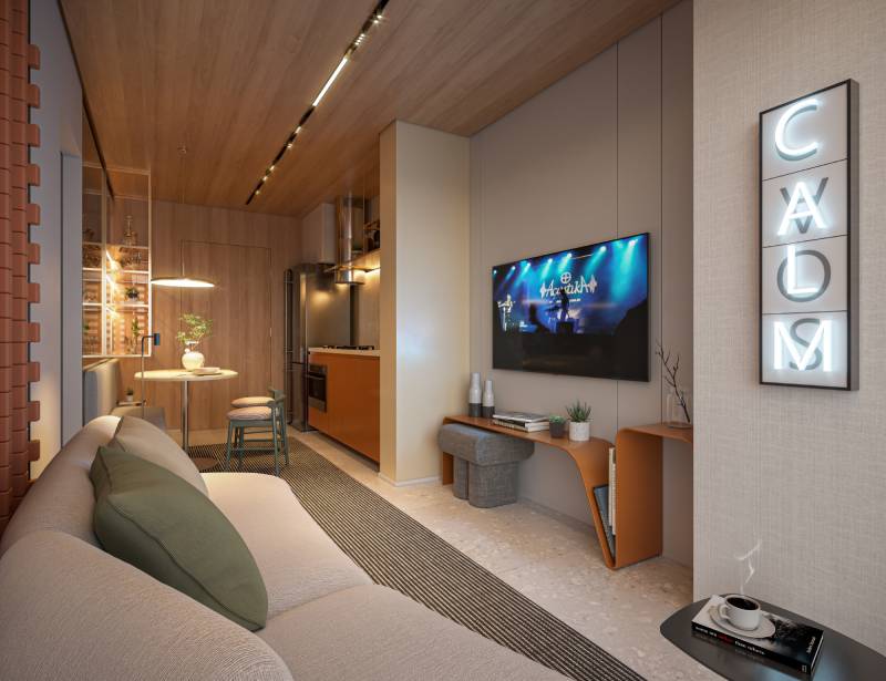 LIVING DECORADO | 31 M²